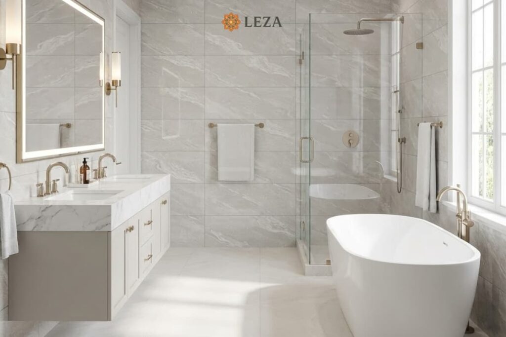 Gạch Ốp Tường Victoria Light phòng tắm